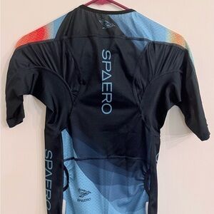 Spaero Men's Cycling Jersey - Black and Blue